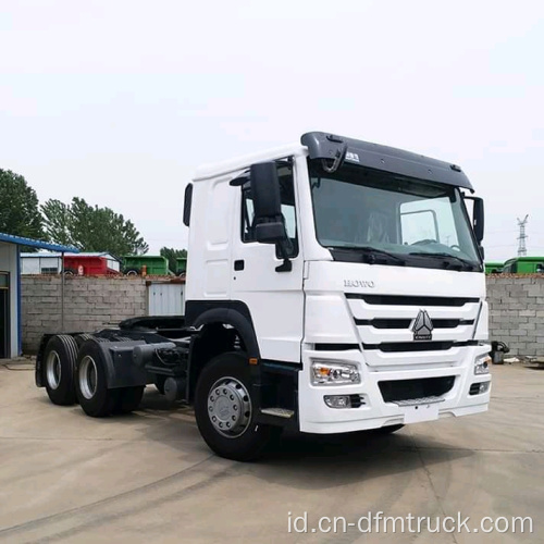 Digunakan 375hp HOWO 6x4 traktor kepala / kepala trailer